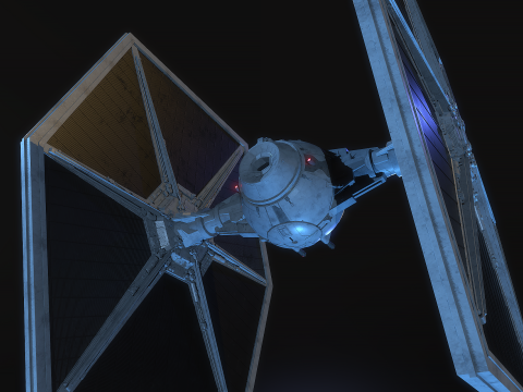 Tie Fighter Star Wars Model 3D