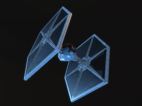 Tie Fighter Star Wars Model 3D