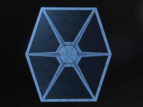 Tie Fighter Star Wars Model 3D