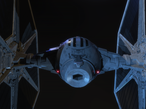 Tie Fighter Star Wars Model 3D