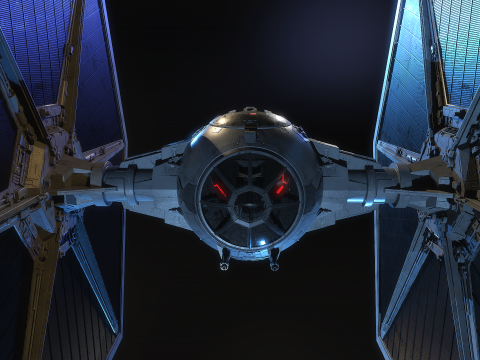 Tie Fighter Star Wars Model 3D