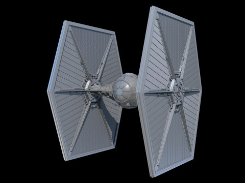 Tie Fighter Star Wars Model 3D