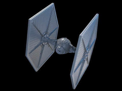 Tie Fighter Star Wars Model 3D