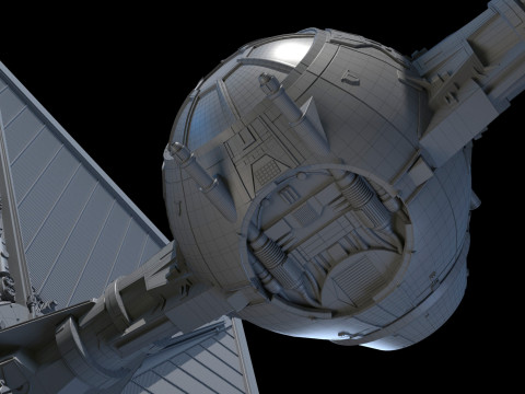 Tie Fighter Star Wars Model 3D