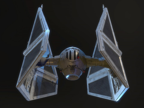 TIE interceptor Star Wars 3Dモデル