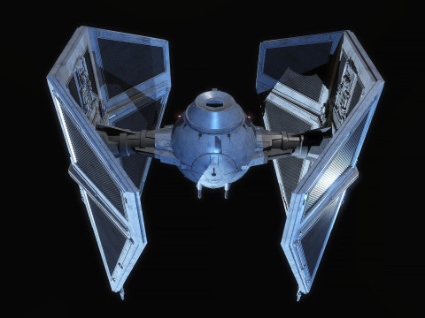 TIE interceptor Star Wars 3Dモデル