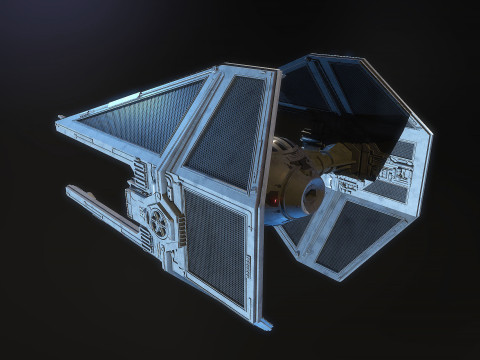 TIE interceptor Star Wars 3Dモデル