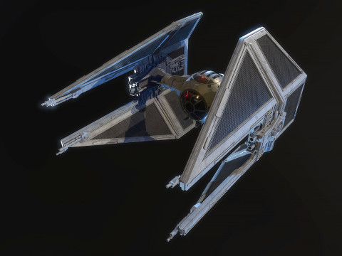 TIE interceptor Star Wars 3Dモデル