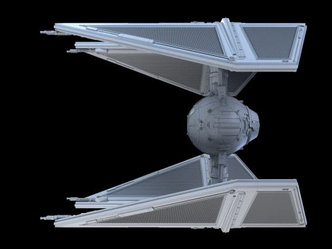 Interceptor TIE Star Wars Modelo 3D