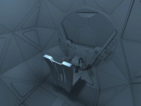 Interceptor TIE Star Wars Modelo 3D