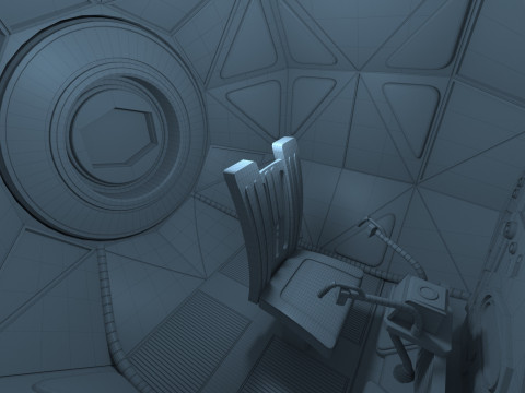 TIE interceptor Star Wars 3Dモデル