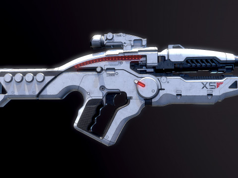 X5 Ghost Mass Effect 3D 模型