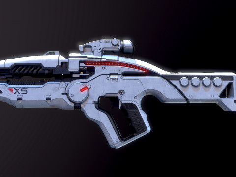 X5 Ghost Mass Effect 3D 模型