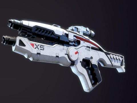 X5 Ghost Mass Effect 3D 模型