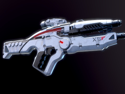 X5 Ghost Mass Effect 3D 模型