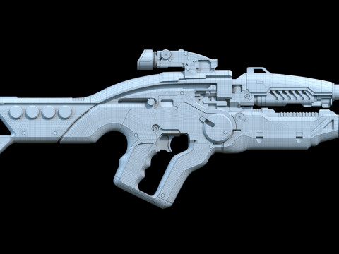 X5 Ghost Mass Effect 3D 模型