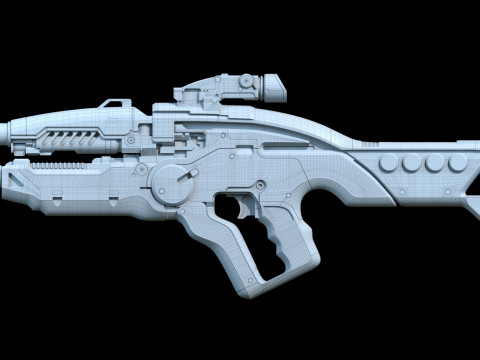 X5 Ghost Mass Effect 3D 模型