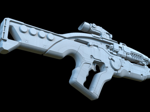 X5 Ghost Mass Effect 3D 模型