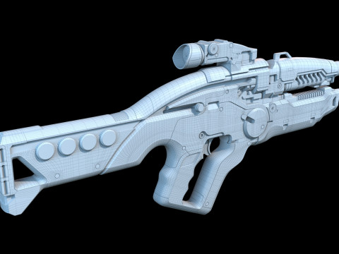 X5 Ghost Mass Effect 3D 模型