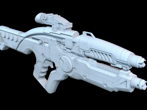 X5 Ghost Mass Effect 3D 模型