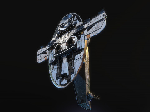 Jango Fett ship Star wars 3D मॉडल