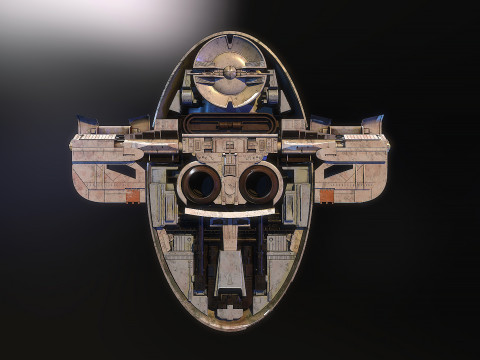 Jango Fett ship Star wars 3D मॉडल
