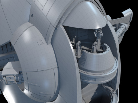 Jango Fett ship Star wars 3D मॉडल