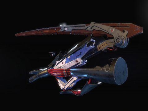 Mantis Blade 3D Model