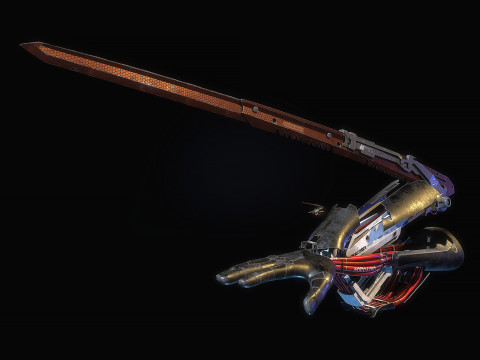 Mantis Blade 3D Model