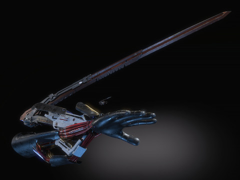 Mantis Blade 3D Model