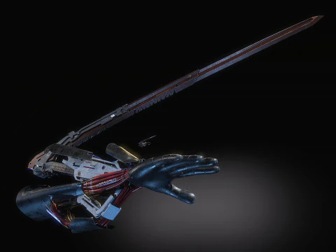 Mantis Blade 3D Model