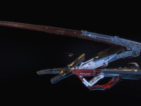 Mantis Blade 3D Model