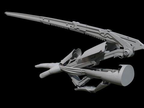 Mantis Blade 3D Model