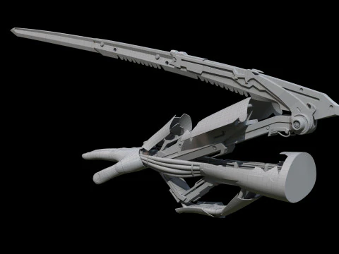 Mantis Blade 3D Model