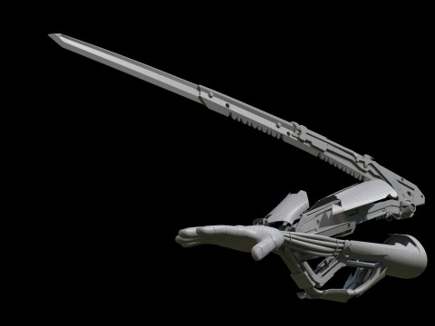 Mantis Blade 3D Model