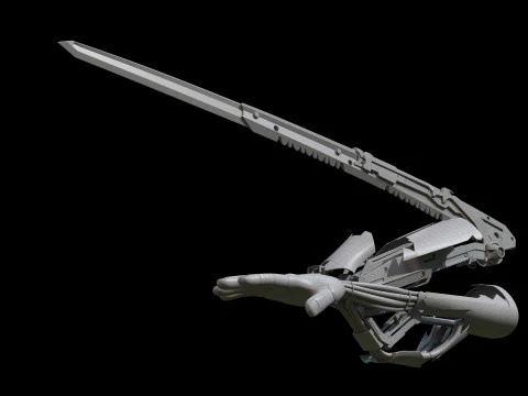 Mantis Blade 3D Model