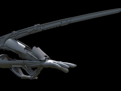 Mantis Blade 3D Model