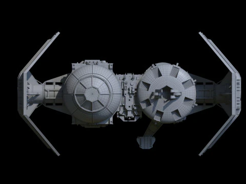 TIE Bomber Star Wars 3D Model