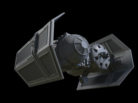 TIE Bomber Star Wars Model 3D