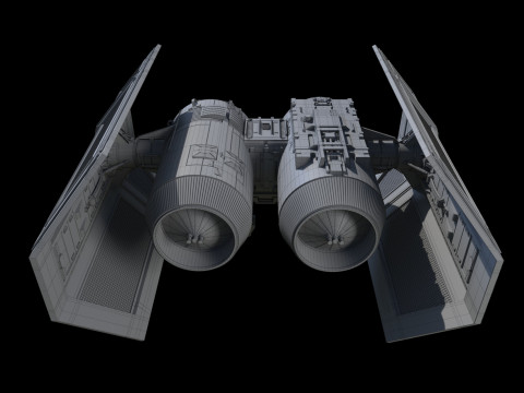 TIE Bomber Star Wars Model 3D