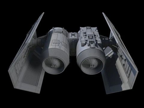 TIE Bomber Star Wars 3D Model