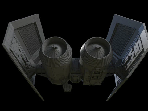 TIE Bomber Star Wars 3D Model