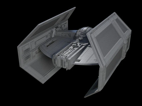 Darth Vader Tie 3D Model