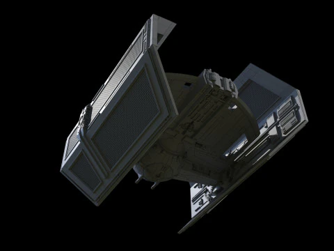 Darth Vader Tie 3D Model