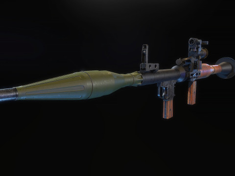 RPG 7 3D Model