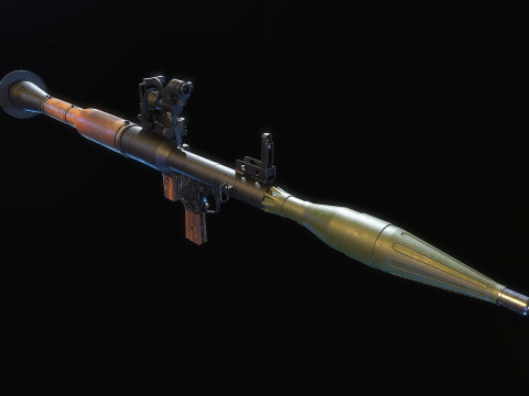 RPG 7 3D Model