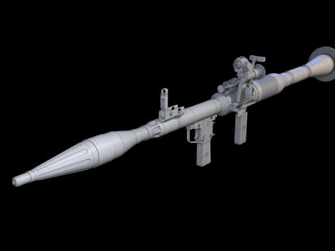 RPG 7 3D Model