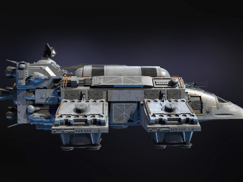 Spaceship 3D 模型