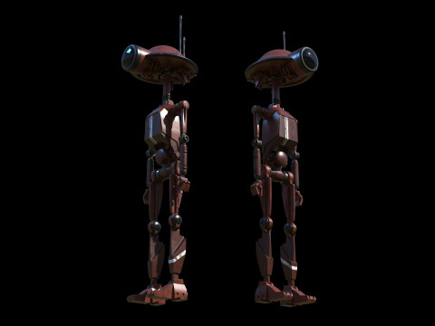 Pit Droid Star Wars Modello 3D