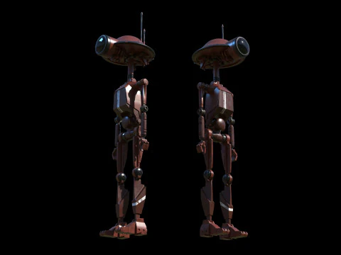Pit Droid Star Wars 3D Model
